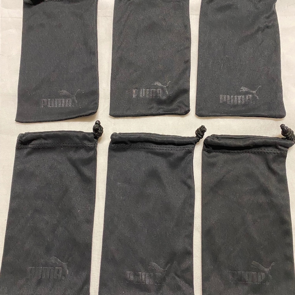 7A* Puma Soft pouch for sunglasses lot of 6